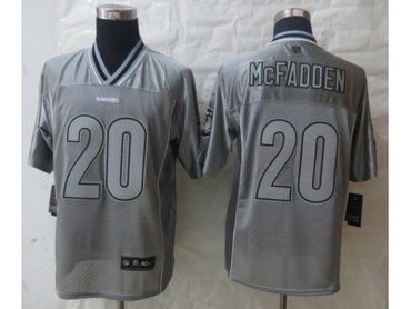 NEW Oakland Raiders #20 McFadden Grey Jerseys(Vapor Elite)