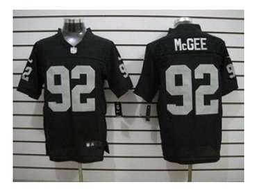 NEW jerseys oakland raiders #92 mcgee black(Elite)(mcgee)