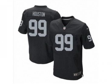 NEW NFL Oakland Raiders #99 Houston Black Jerseys(Elite)