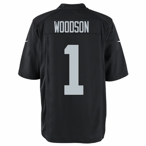 2012 NEW NFL Oakland Raiders 1 Charles Woodson White Jerseys(Game)