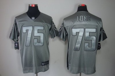 2012 NEW NFL Oakland Raiders 75 Howie Long Grey Shadow Jerseys