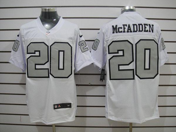 2012 NEW NFL Oakland Raiders 20 Darren McFadden White Jerseys Alternate(Elite)