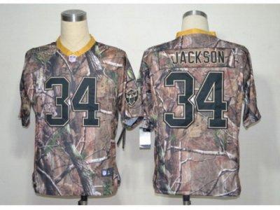 NEW NFL Oakland Raiders 34 Bo Jackson Camo Realtree Jerseys(Elite)