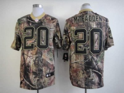 NEW Oakland Raiders 20 Darren McFadden Camo Realtree NFL Jerseys(Elite)