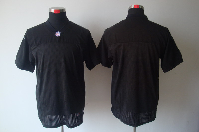 2012 NEW NFL Oakland Raiders Black Color Blank Jerseys(Elite)