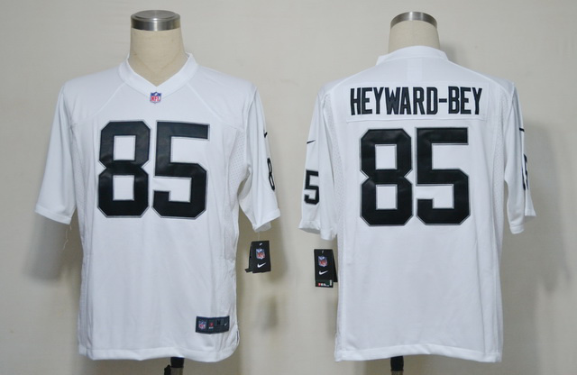 2012 NEW NFL Oakland Raiders 85 Darrius Heyward-Bey White Jerseys(Game)