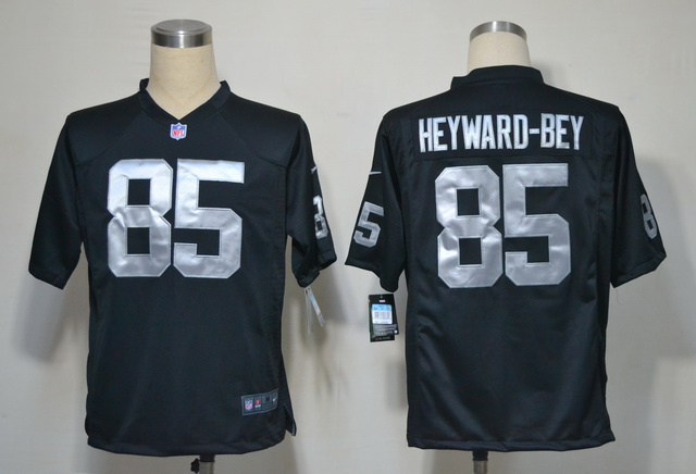 2012 NEW NFL Oakland Raiders 85 Darrius Heyward-Bey Black Jerseys(Game)