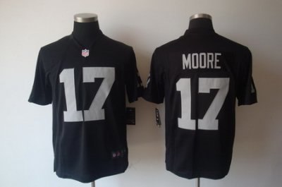 2012 NEW NFL Oakland Raiders 17 Denarius Moore Black Jerseys (Game)