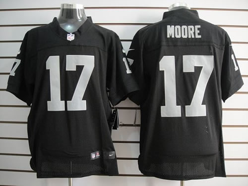 2012 NEW nfl oakland raiders 17 denarius moore black jerseys (elite)