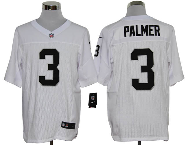 2012 NEW nfl oakland raiders 3 carson palmer white jerseys (elite)