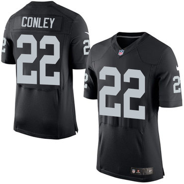 Nike Raiders #22 Gareon Conley Black Team Color Men's Stitched NFL New Elite Jersey