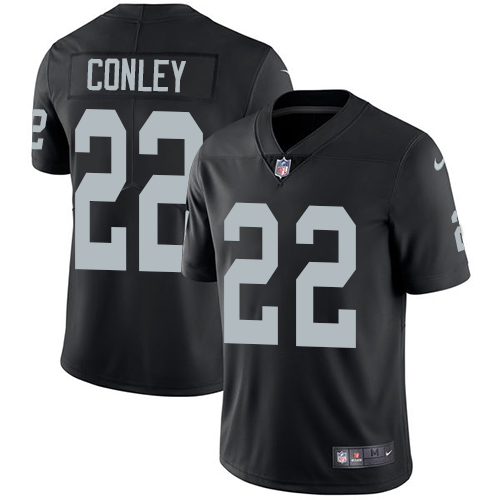 Nike Raiders #22 Gareon Conley Black Team Color Men's Stitched NFL Vapor Untouchable Limited Jersey