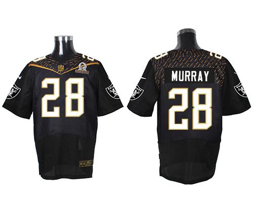 Nike Raiders #28 Latavius Murray Black 2016 Pro Bowl Men's Stitched NFL Elite Jersey