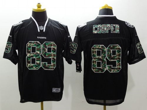 New Oakland Raiders #89 Amari Cooper Black Men''s Stitched NFL Elite Camo Fashion Jersey