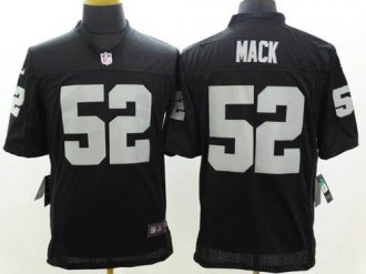 Nike Oakland Raiders #52 Khalil Mack Black Team Color NFL Limited Jersey