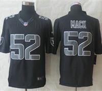 New Oakland Raiders #52 Khalil Mack Impact Limited Black Jerseys