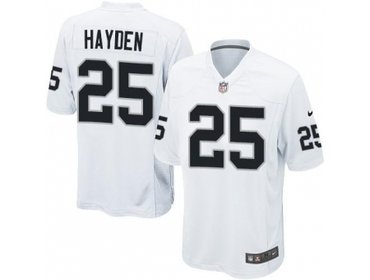 2012 NEW NFL Oakland Raiders 25 D.J. Hayden White Jerseys(Game)