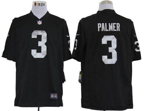 2012 nfl oakland raiders 3 carson palmer black jerseys (game)