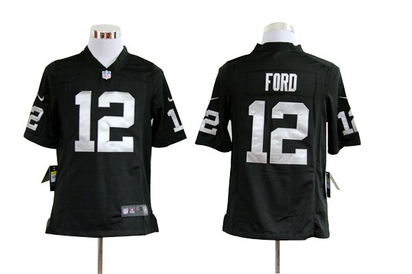 2012 nfl oakland raiders 12 jacoby ford game black jerseys