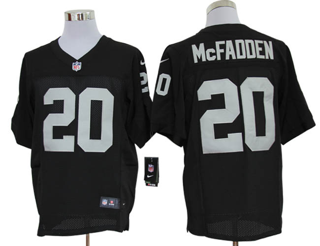 oakland raiders 20# darren mcfadden black elite jerseys