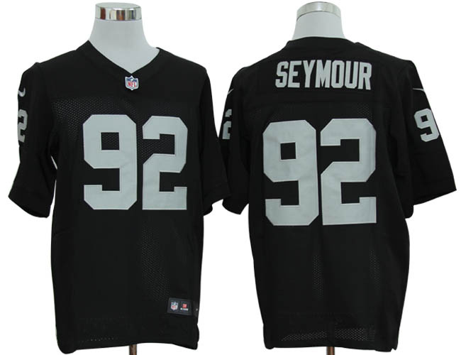 2012 oakland raiders 92 richard seymour black (elite)