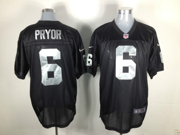 2012 oakland raiders 6 terrelle pryor black (elite)