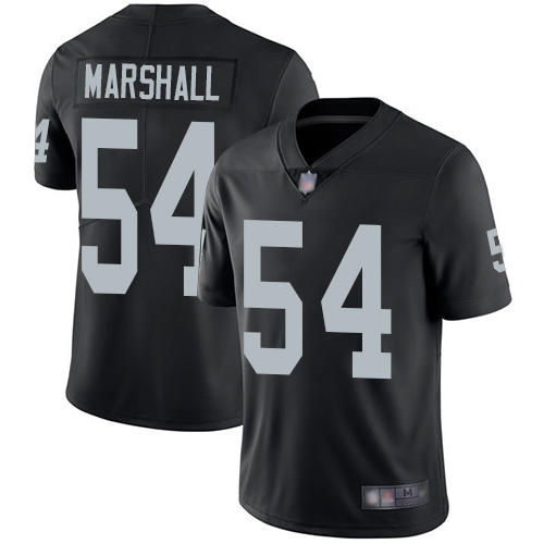 Oakland Raiders #54 Brandon Marshall Home Black Men's Football Vapor Untouchable Limited Jersey