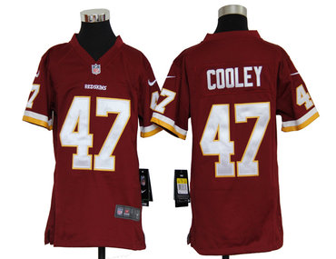 youth NEW nfl washington redskins 47 chris cooley red jerseys