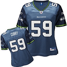 NFL seattle seahawks 59# aaron curry women's replica team color jersey