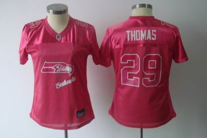 2011 women fem fan seattle seahawks 29 earl thomas red jerseys