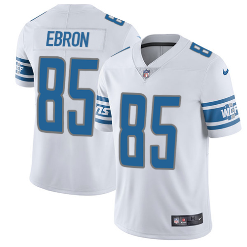 Nike Lions #85 Eric Ebron White Youth Stitched NFL Limited Jersey