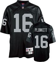 #16 jim plunkett mitchell&ness raiders premier jersey black