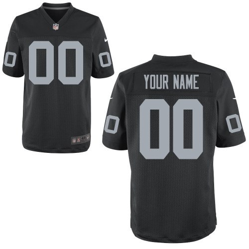 men's oakland raiders customized elite team color jerseys