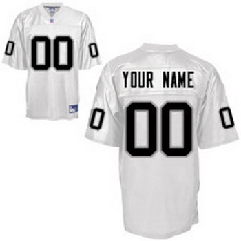 oakland raiders customized jerseys white