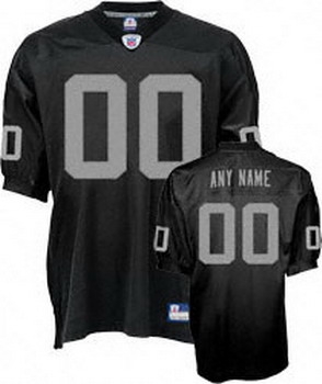 oakland raiders customized jerseys black