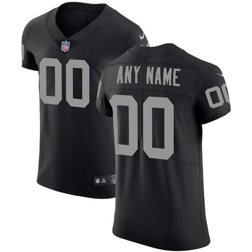 Nike NFL Oakland Raiders Vapor Untouchable Customized Elite Black Home Men's Jersey