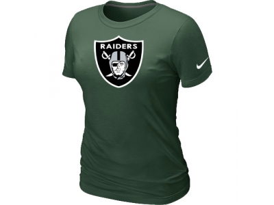 Women Oakland Raiders D.Green Logo T-Shirt