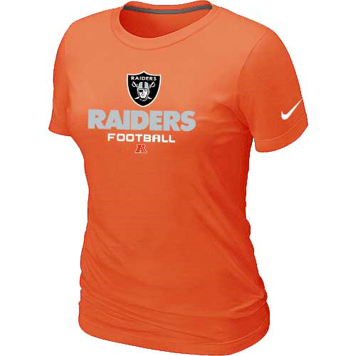 Women Okaland Raiders Orange T-Shirt