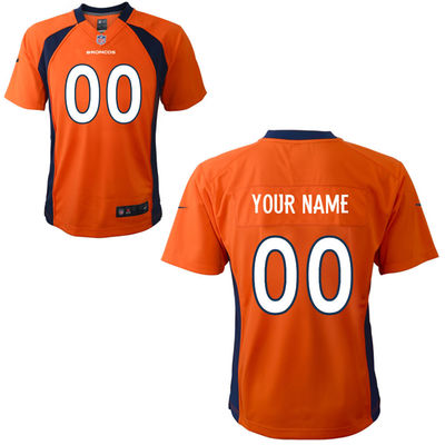 Toddlers Nike Denver Broncos Infant Customized Game Team Color Jersey