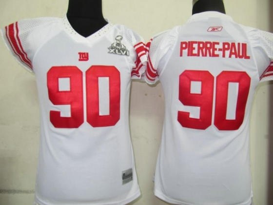 new york giants 90 pierre-paul white womens field flirt premier jerseys