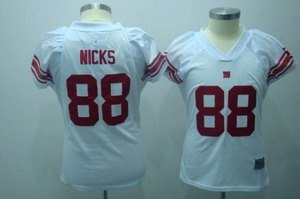 new york giants 88 nicks white 2010 womens field flirt fashion jersey