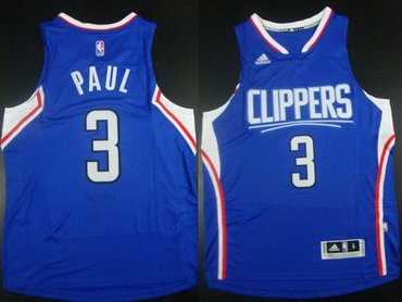 Los Angeles Clippers #3 Chris Paul Blue Stitched NBA Jersey