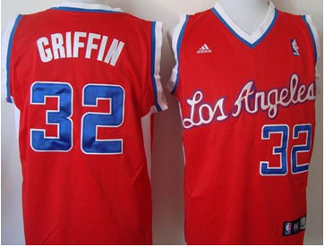 Los Angeles Clippers #32 Blake Griffin 2011 New Style Red Revolution 30 Stitched NBA Jersey