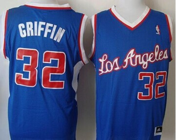 Los Angeles Clippers #32 Blake Griffin Blue New Revolution 30 Stitched NBA Jersey