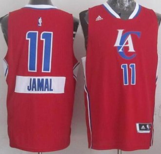 Los Angeles Clippers #11 Jamal Crawford Red 2014-15 Christmas Day Stitched NBA Jersey