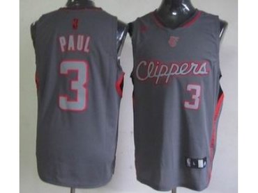 nba los angeles clippers #3 paul grey jerseys