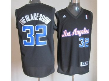 nba los angeles clippers #32 theblakeshow black(revolution 30 swingman)