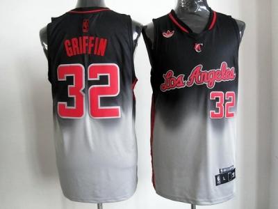 nba los angeles clippers #32 griffin black-grey jerseys