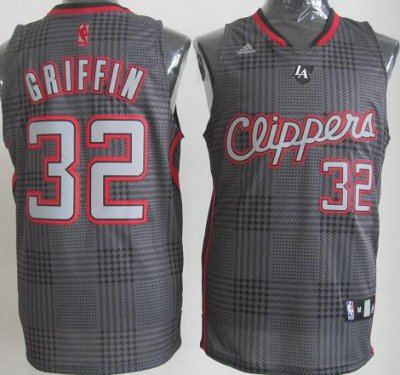 Los Angeles Clippers #32 Blake Griffin Black Rhythm Fashion Jersey