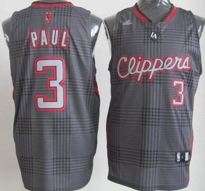 Los Angeles Clippers #3 Chris Paul Black Rhythm Fashion Jersey